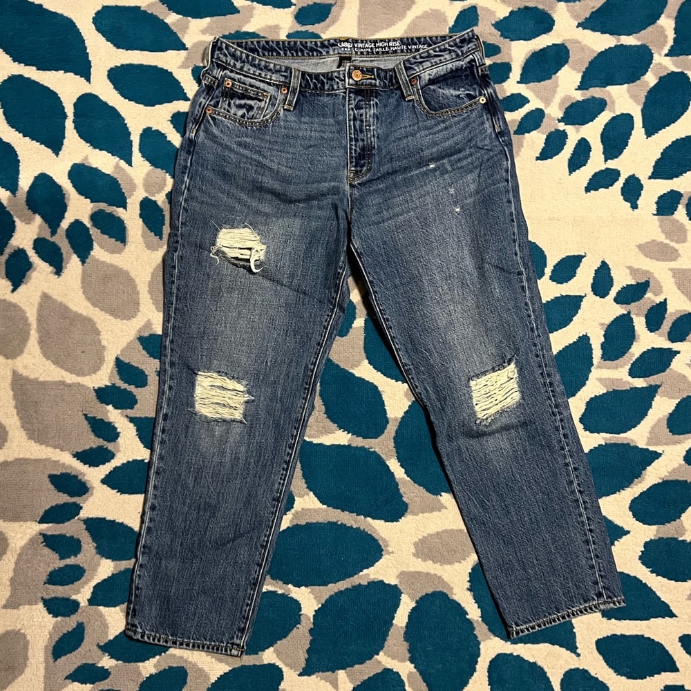 GAP Vintage High Rise Jeans.  Womens size 10/30R